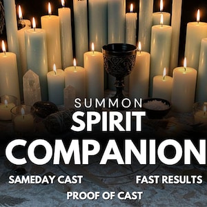 Summon Spirit Companion Spell: Lifelong Astral Ally (Digital Sigil Anchor Included