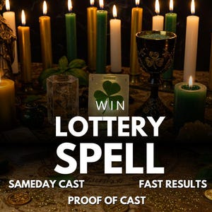 Powerful EVERYDAY LOTTERY WIN Spell | Lucky Number | Lotto Win | Money Spell | Fast Money | Powerball Win | Financial Freedom