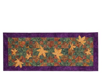 秋のそよ風テーブルランナーパターン