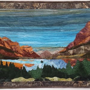 KIT AND PATTERN for Glacier National Park: Wild Goose Island Fusible Applique