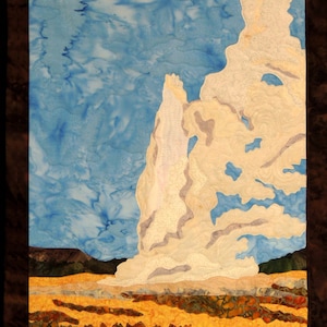 Yellowstone National Park Old Faithful Fusible Applique Pattern