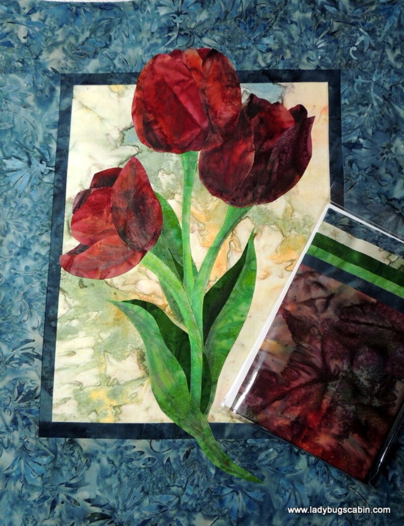 Tulip Quilted Wall Hanging Pattern Etsy