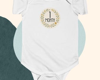 Body niemowlęce Milestone, body 1–12 miesięcy, miesięczny strój niemowlęcy, rekwizyt do zdjęć, prezent na baby shower, ubranka dla niemowląt, zestaw wspomagający wzrost dziecka