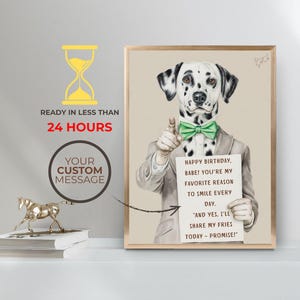 Custom Pet Portrait: Personalized Dog & Cat Painting, Unique Wall Art (Digital or Print Available)