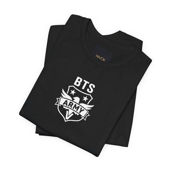 BTS Army T-shirt, K-pop Fan Tee, Unisex Jersey Shirt, Music Lover