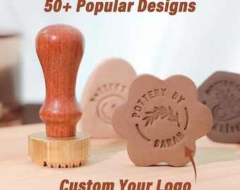Custom Pottery Stamp - Clay signature Custom, Stamp For Ceramic, Letter Stamps For Clay, Pottery tools, Gift for Potter Makers