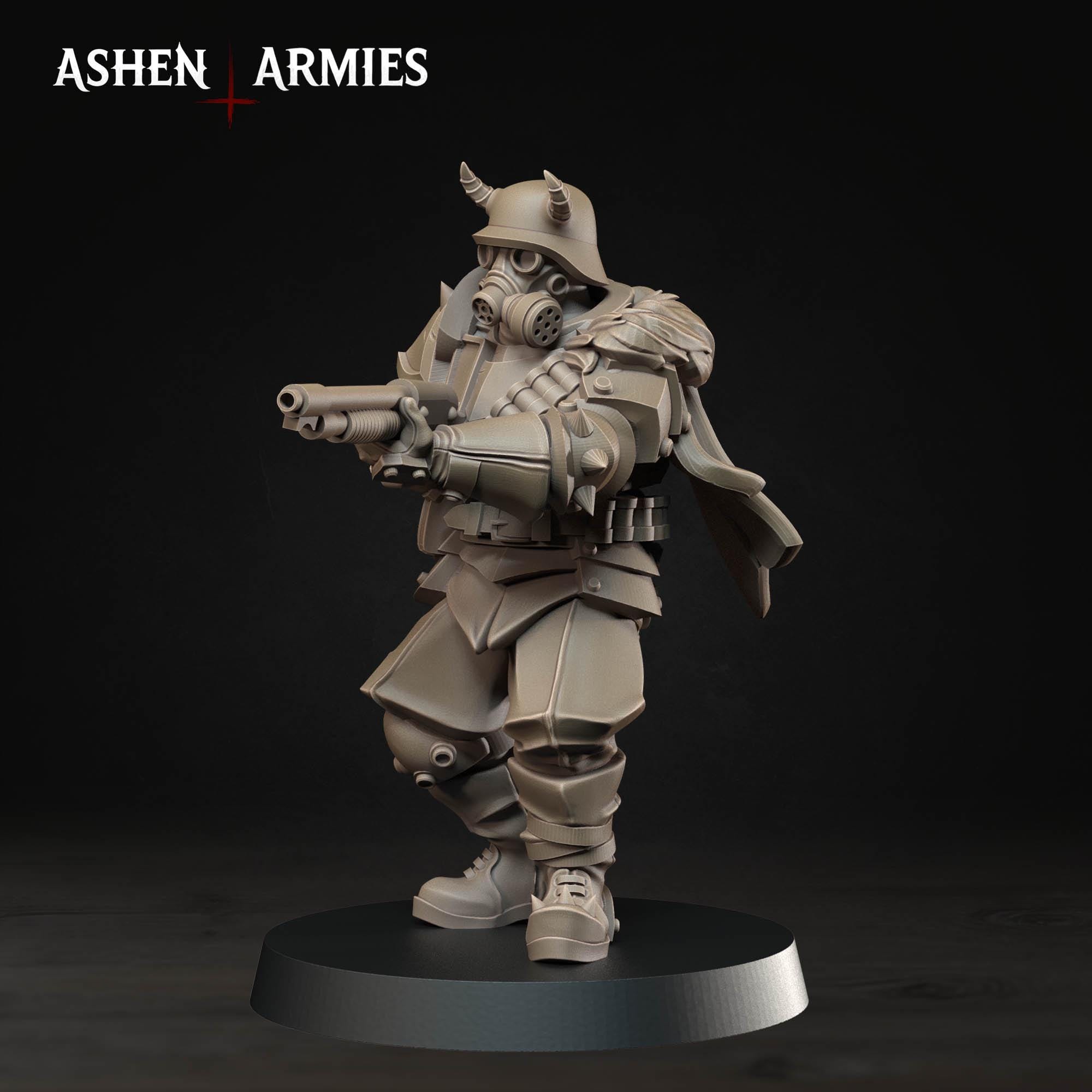 Hellbound Apostasy Troopers | 10 Miniatures | 25mm Base | Grimdark ...