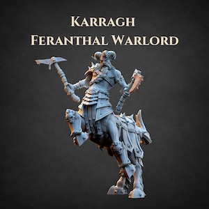 Centaur Miniature – Karragh Feranthal Warlord – DnD RPG