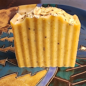 Chia Turmeric Goat Milk Soap