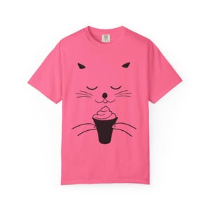 Camiseta informal unisex con estampado de helado de gato Crunchberry