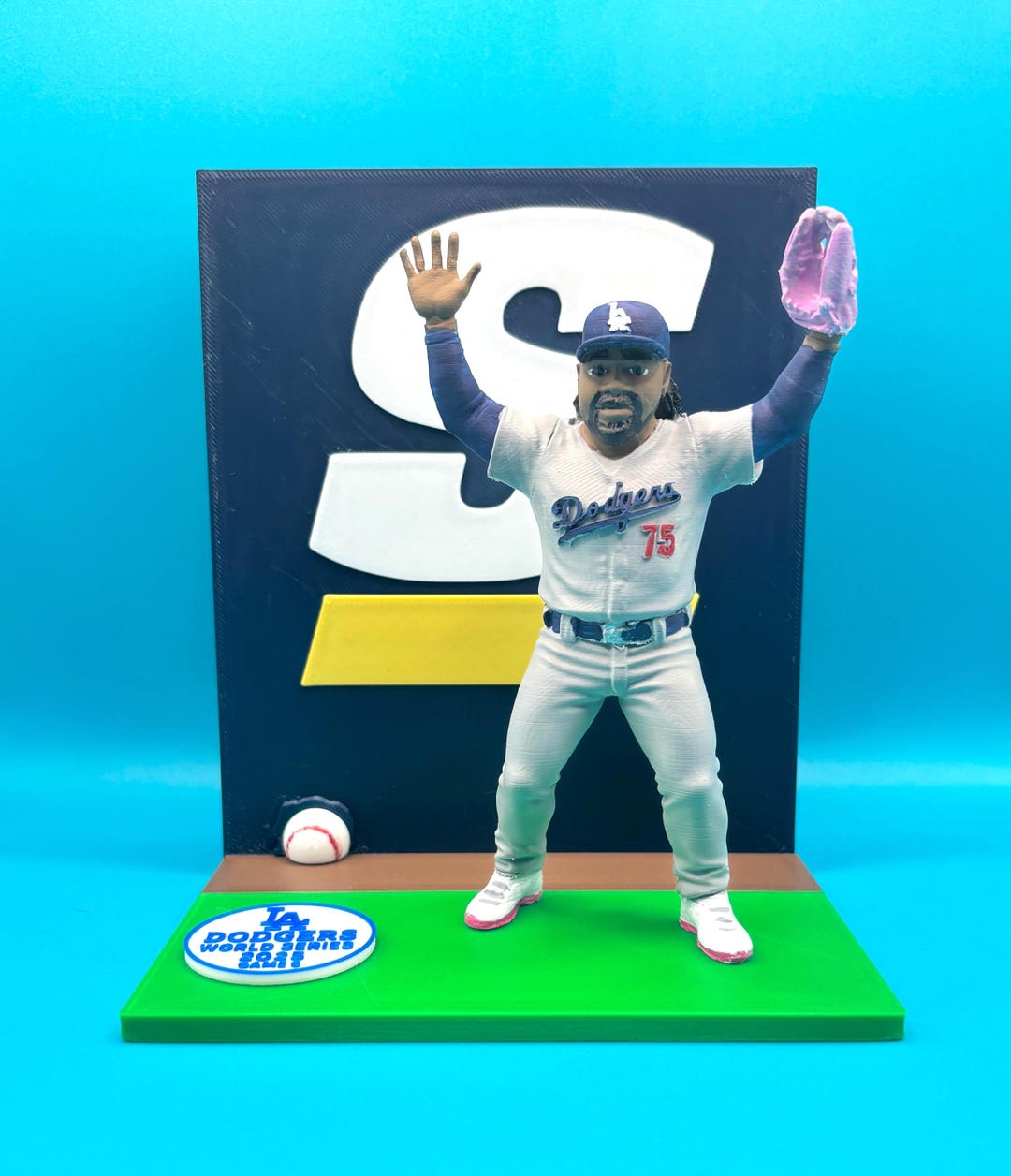 Dodgers World Series 2025 Game 6 • 3D Printed Baseball Display - Etsy