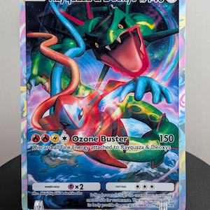 Rayquaza and Deoxys - Etsy Australia