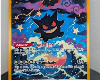 Gengar Custom made Card