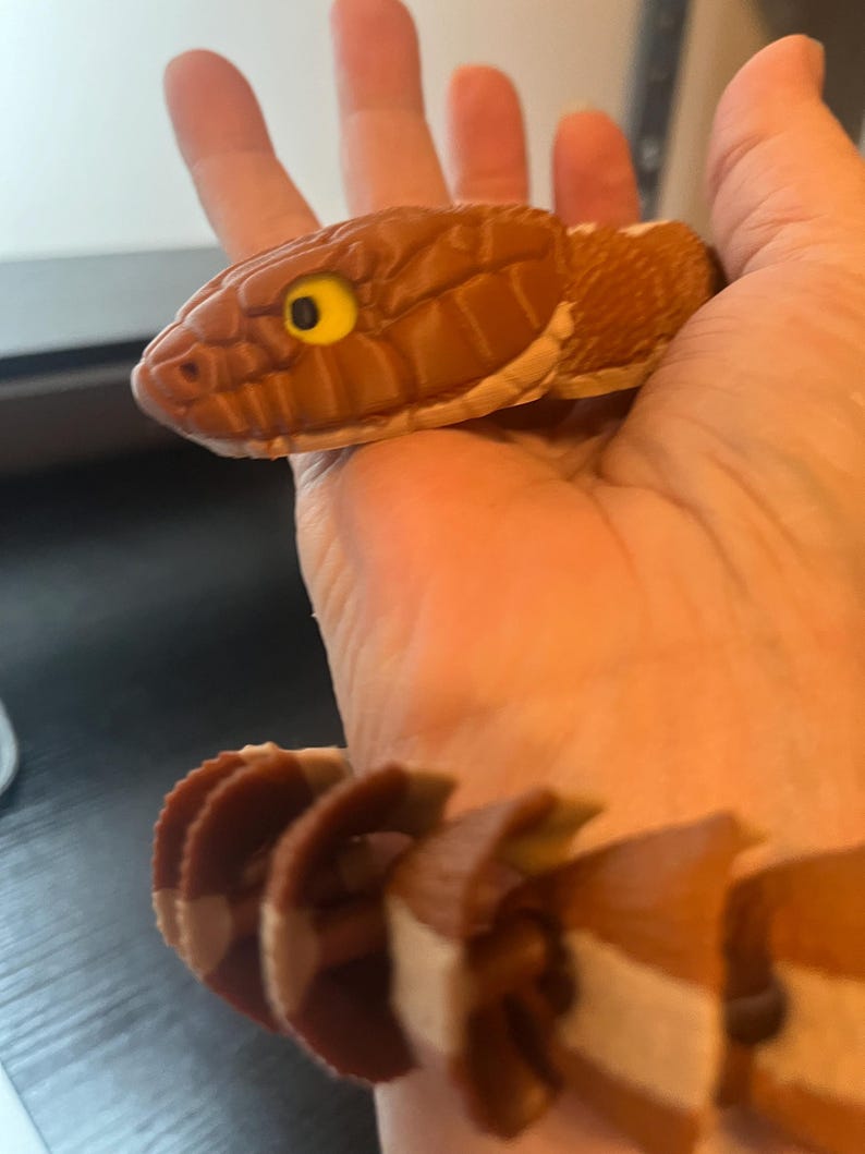 Articulated Snake: Realistic Reptile - Etsy