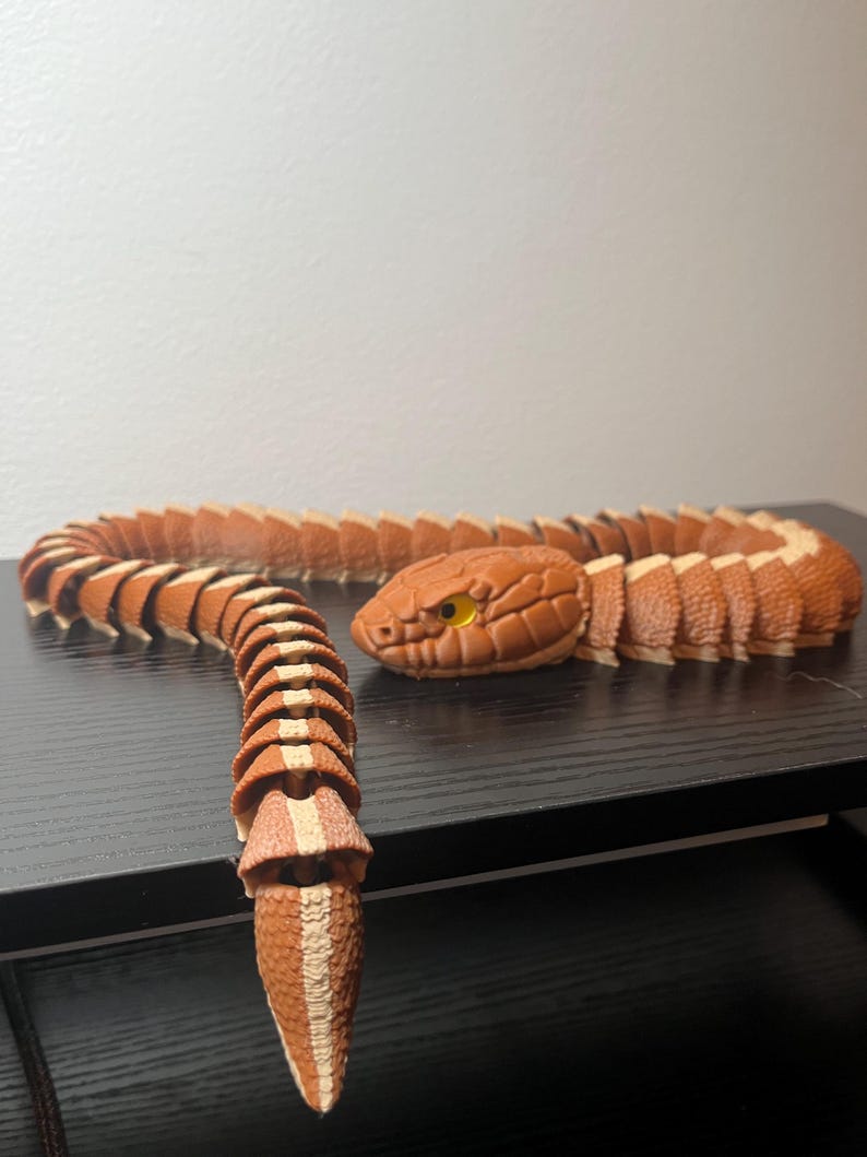 Articulated Snake: Realistic Reptile - Etsy