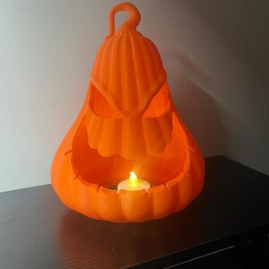 Halloween Gourd with Tea Light