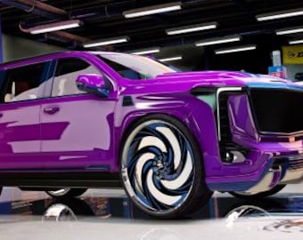 FiveM | Car#3 | 2025  Cadillac Escalade Concept on floaters Donk | Debadged |  Highly Optimized  | High Quality