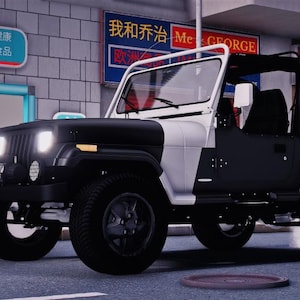 FiveM | Car#7 | 1992 Jeep Wrangler YJ  Sahara | Debadged | Highly Optimized | High Quality