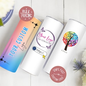 Custom Logo Tumbler – 20oz Stainless Steel Business Drinkware, Bulk Corporate Gifts