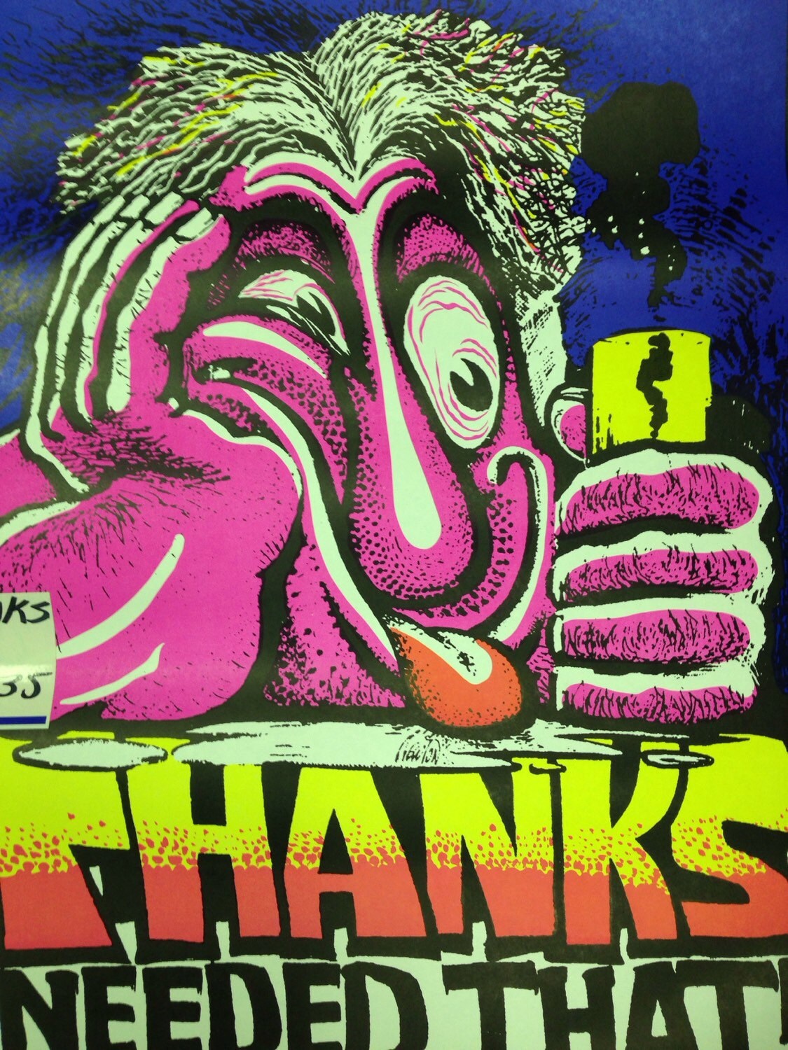 ヴィンテージ ポスター Thanks I needed that! Thanks, I Needed That!! 1970's Vintage Poster - Etsy