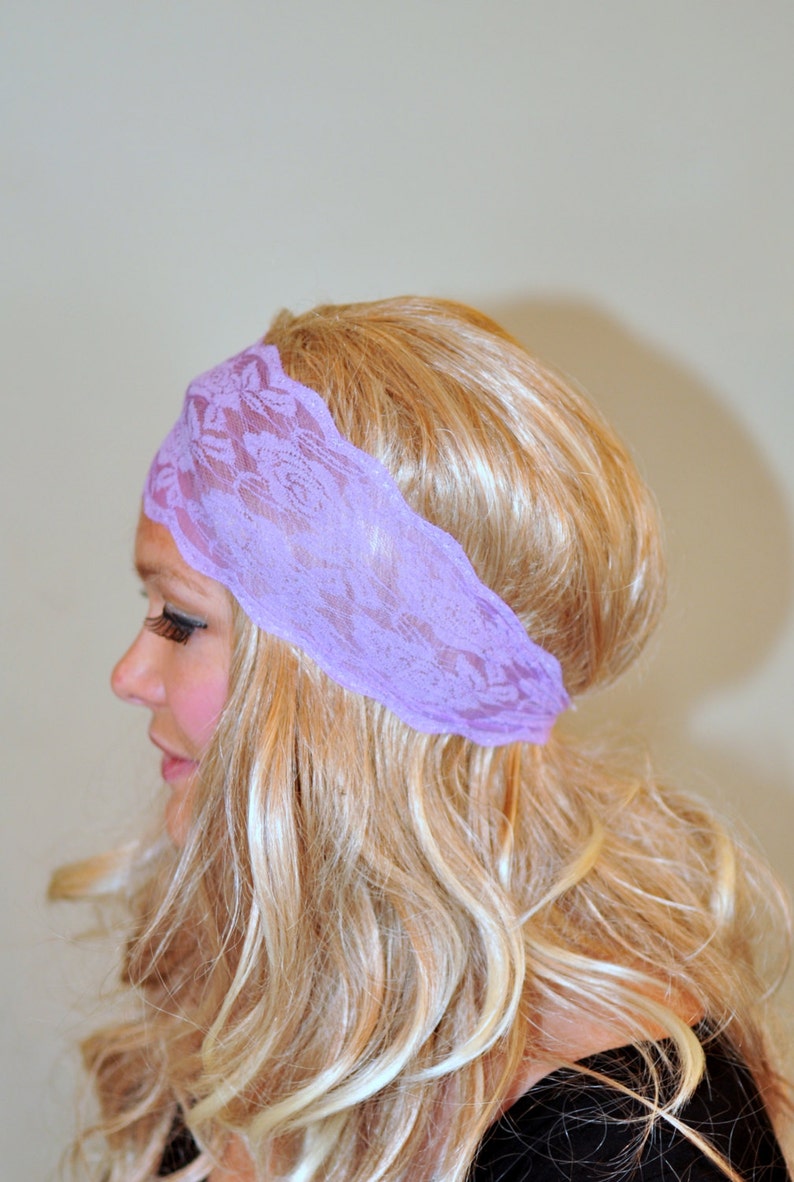 pink neon headband