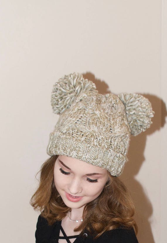 ski hats with pom poms