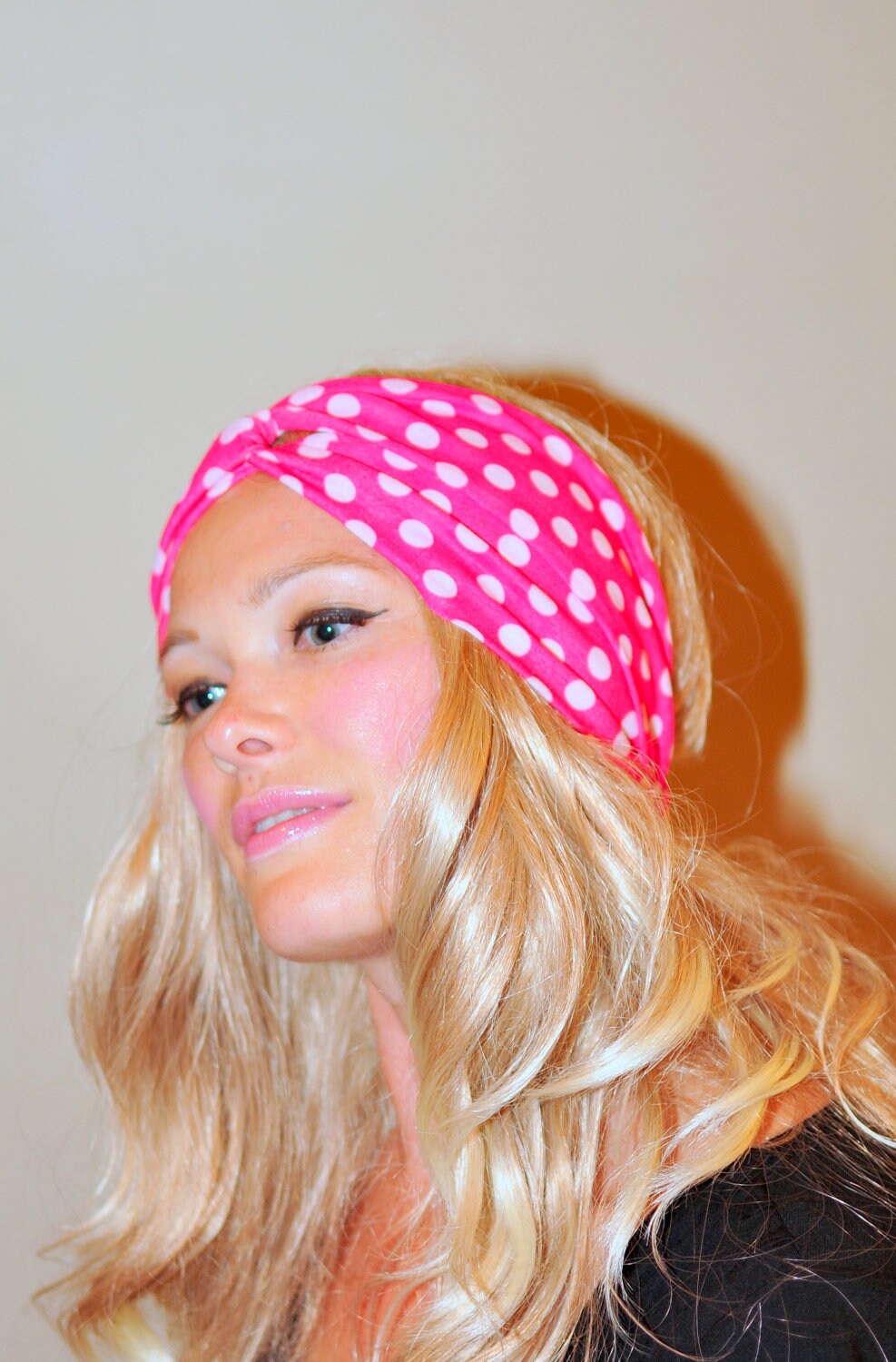 black sequin headpiece