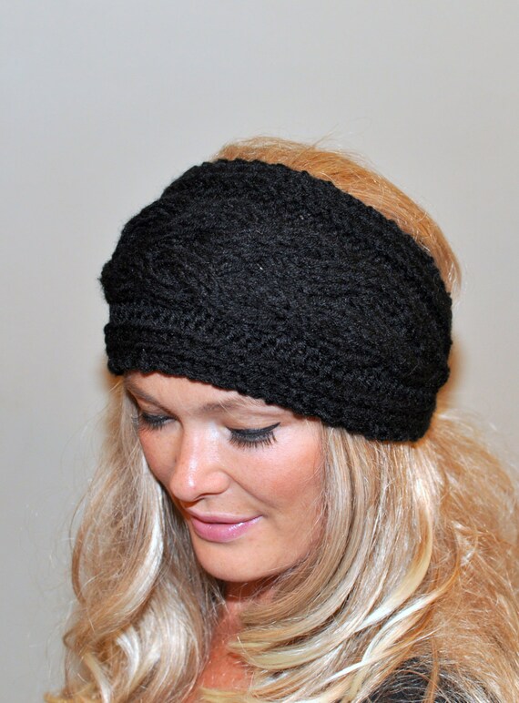 black winter headband