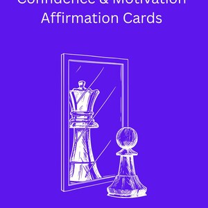 Tarjetas de afirmación de confianza imprimibles / 25 citas motivacionales para la concentración y el crecimiento / Descarga digital / Impulso mental / Regalo para la autoconfianza