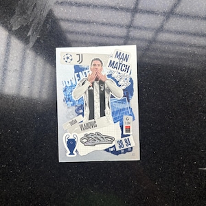 Match Attax Vlaholic signierte Karte