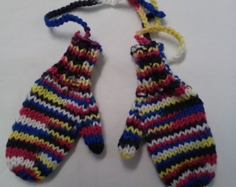 Toddler Mittens On A String