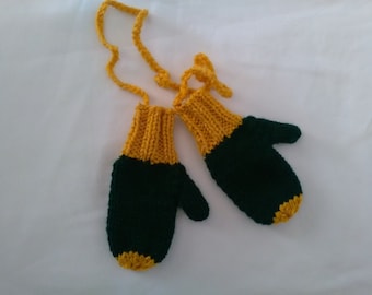 Toddler Mittens On A String