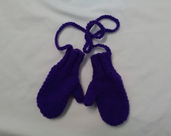 Toddler Mittens On A String