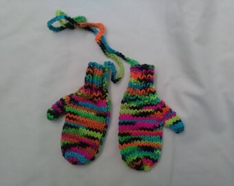 Toddler Mittens On A String