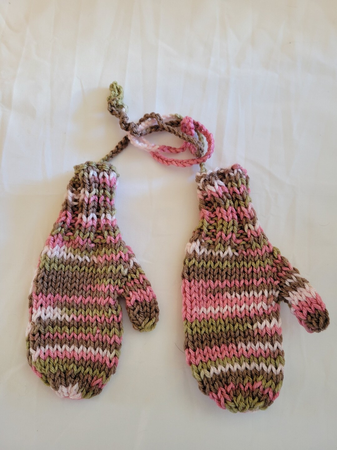 Child's Mittens on A String Etsy
