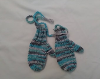 Toddler Mittens On A String
