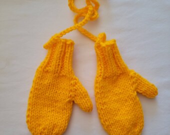 Toddler Mittens On A String