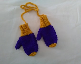 Toddler Mittens On A String