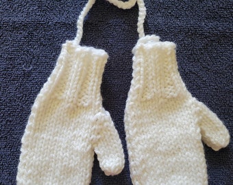 Toddler Mittens On A String