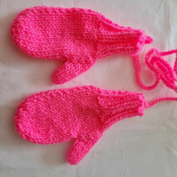 Child's Mittens On A String