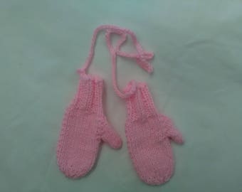 Toddler Mittens On A String