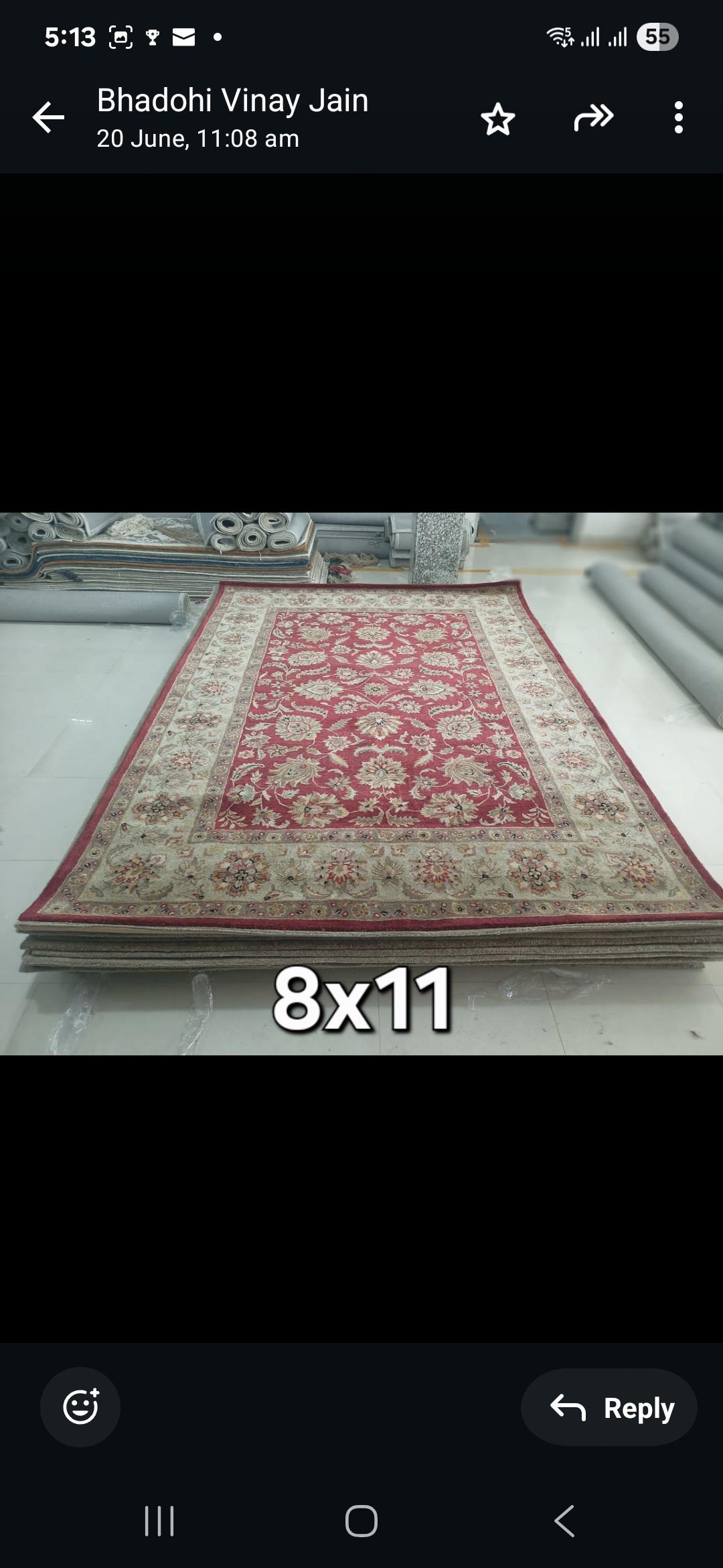 hand tufted woollen rug
