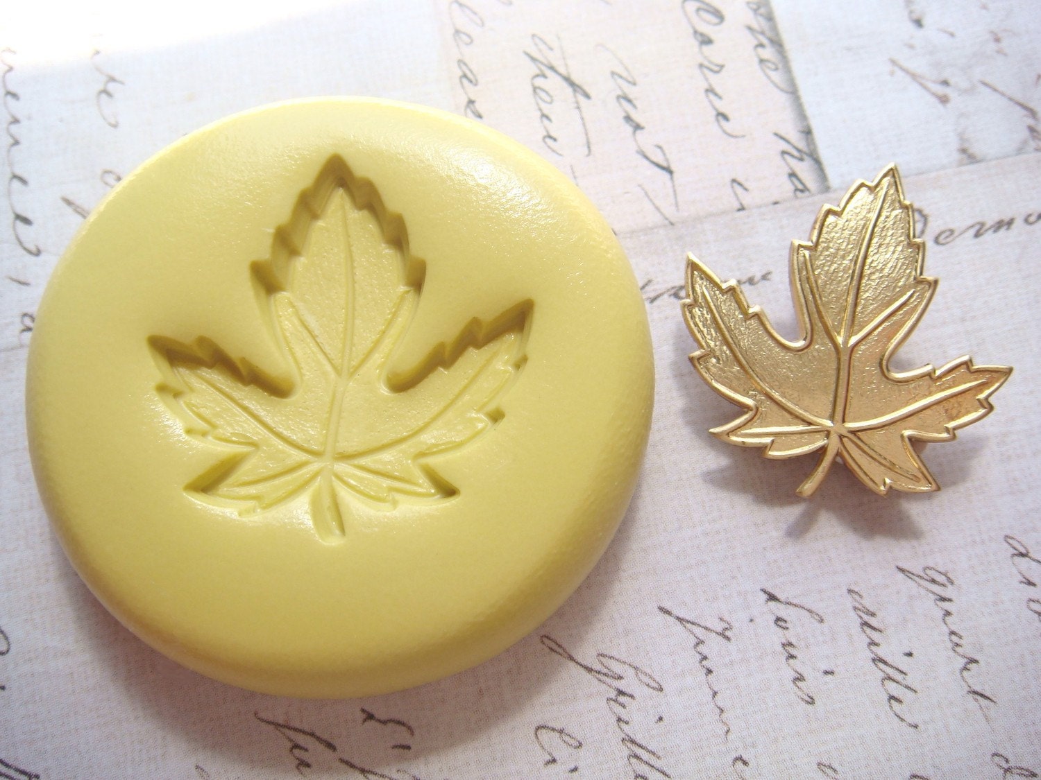 MAPLE LEAF medium Flexible Silicone Mold Push Mold Etsy