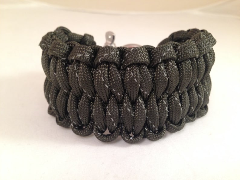 Quick Deploy Paracord Survival Bracelet With Shackle and Etsy
