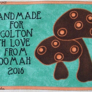 Quilt Label, Custom Made & Hand Embroidered