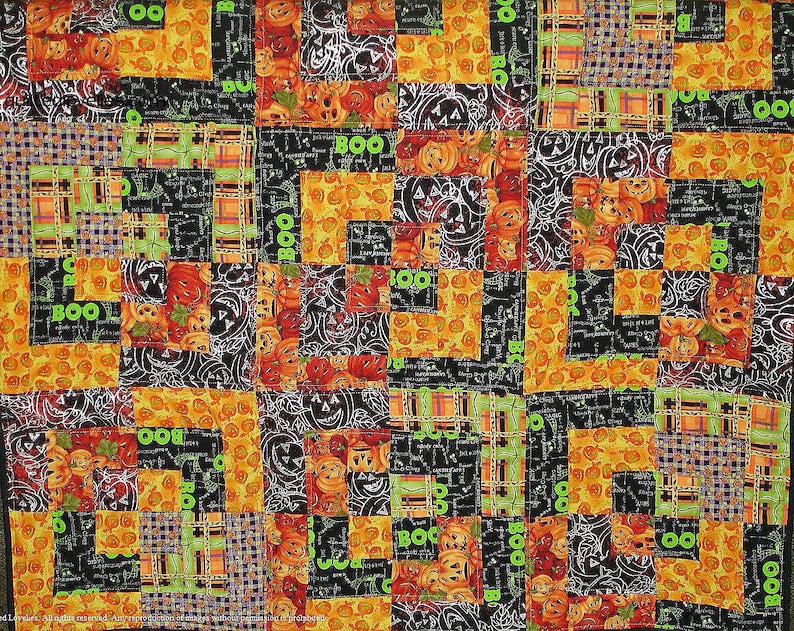 Custom Made Lap Quilt Patchwork Quilt Geometric Quilt FREE US Shipping Reduced Int/'l Shipping Bento Box Quilt
