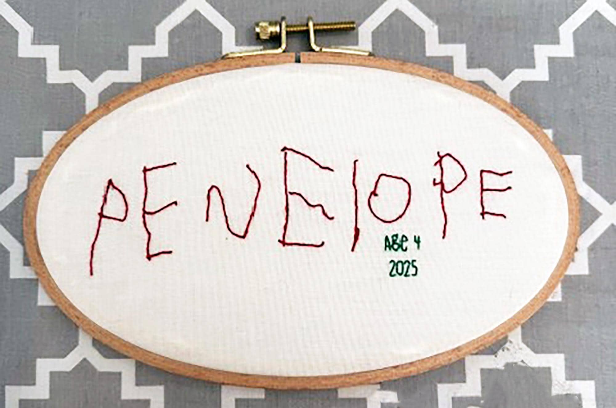 Hand Embroidered Signature of Loved One, Signature Embroidery Hoop - Etsy