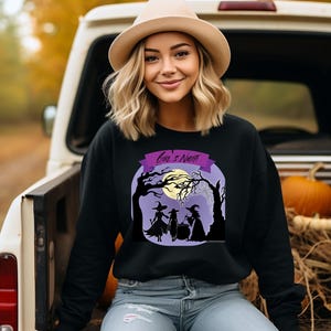 Ladies Night Witchy halloween shirt, Witch Sweatshirt, Halloween Witch Sweatshirt, Crazy Halloween Gift, Witch Spell Shirt, Pumpkin sweater