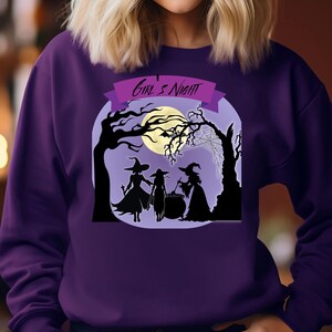 Ladies Night Witchy halloween shirt, Witch Sweatshirt, Halloween Witch Sweatshirt, Crazy Halloween Gift, Witch Spell Shirt, Pumpkin sweater