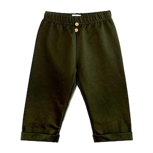 Forest Trousers | 1-4 yrs | Organic Cotton Toddler Clothing | Toddler Trousers in Neutral Colours | Sustainable Baby Clothes | Tottles